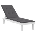 vidaXL Pernă de șezlong, antracit, (75+105)x50x4 cm vidaXL Pernă de șezlong, antracit, (75+105)x50x4 cm