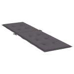 vidaXL Pernă de șezlong, antracit, (75+105)x50x4 cm vidaXL Pernă de șezlong, antracit, (75+105)x50x4 cm
