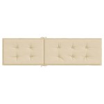 vidaXL Pernă de șezlong, bej, (75+105)x 50x4 cm vidaXL Pernă de șezlong, bej, (75+105)x 50x4 cm