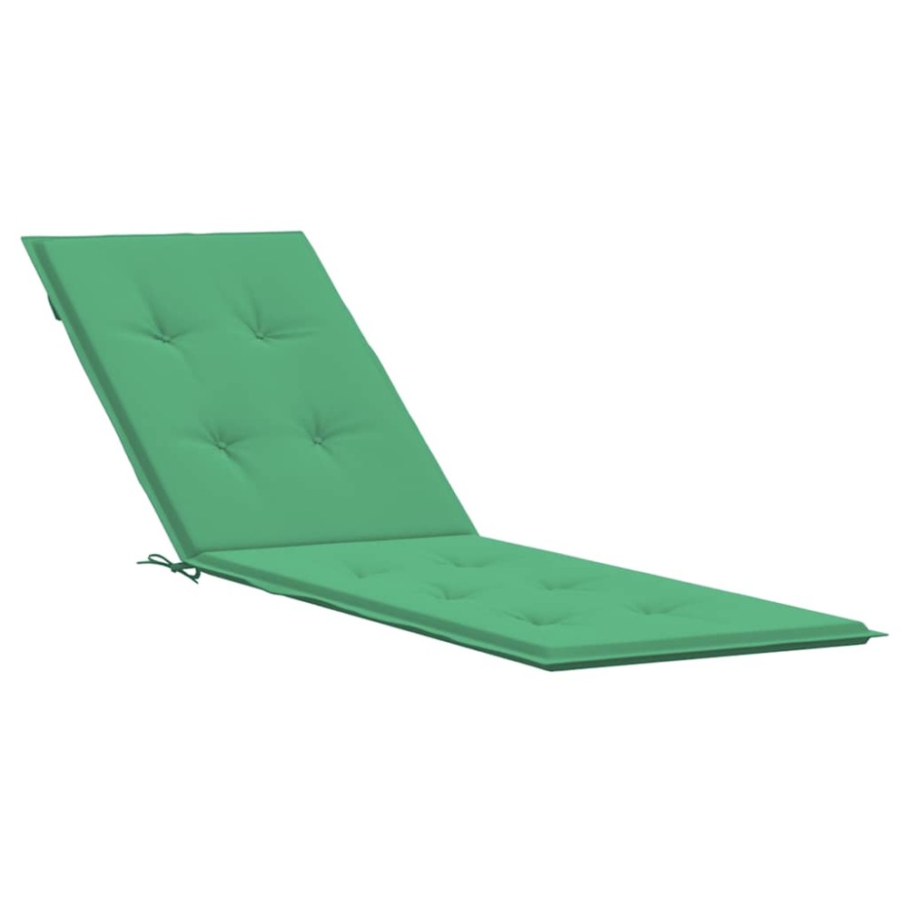 vidaXL Pernă de șezlong, verde, (75 + 105) x50x4 cm