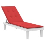 vidaXL Pernă de șezlong, roșu, (75 + 105) x50x4 cm vidaXL Pernă de șezlong, roșu, (75 + 105) x50x4 cm