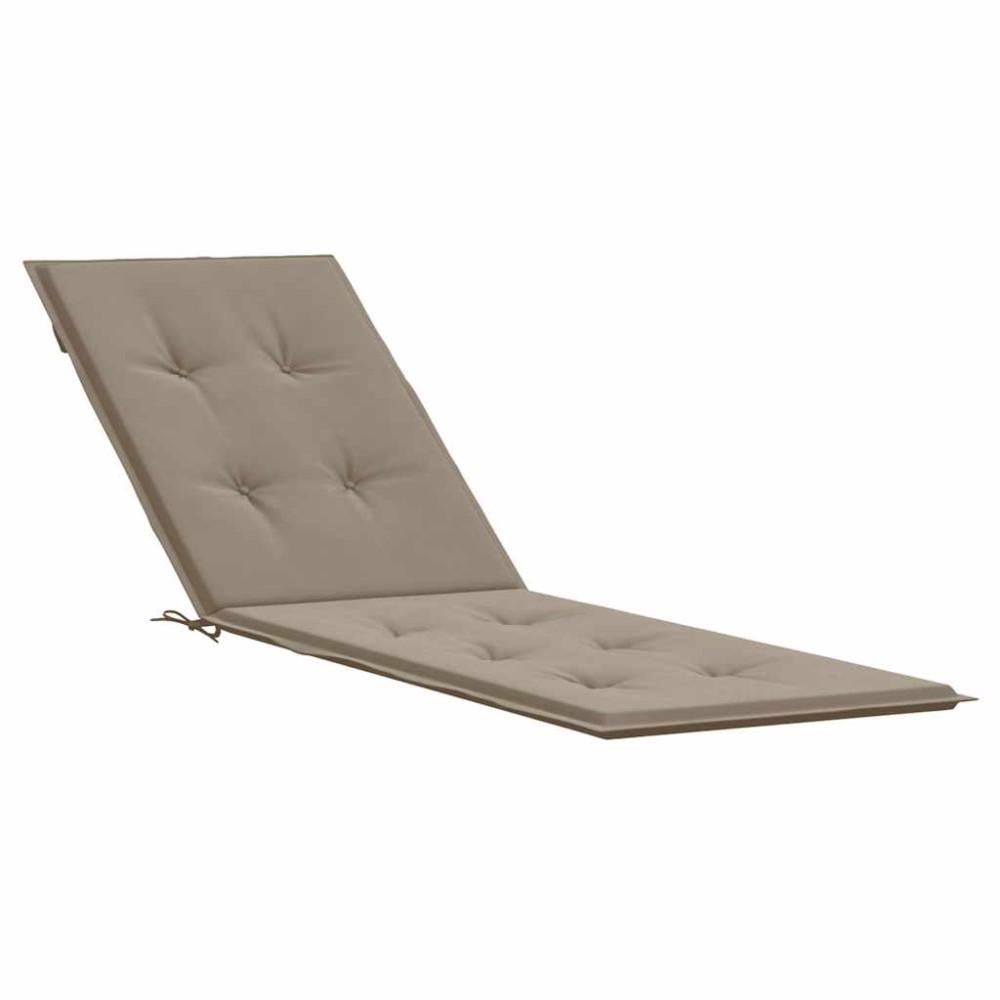 vidaXL Pernă de șezlong, gri taupe, (75+105)x50x4 cm