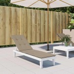 vidaXL Pernă de șezlong, gri taupe, (75+105)x50x4 cm vidaXL Pernă de șezlong, gri taupe, (75+105)x50x4 cm