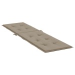 vidaXL Pernă de șezlong, gri taupe, (75+105)x50x4 cm vidaXL Pernă de șezlong, gri taupe, (75+105)x50x4 cm