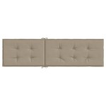vidaXL Pernă de șezlong, gri taupe, (75+105)x50x4 cm vidaXL Pernă de șezlong, gri taupe, (75+105)x50x4 cm