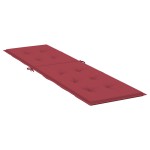 vidaXL Pernă de șezlong, roșu vin, (75+105) x 50 x 4 cm vidaXL Pernă de șezlong, roșu vin, (75+105) x 50 x 4 cm