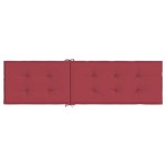 vidaXL Pernă de șezlong, roșu vin, (75+105) x 50 x 4 cm vidaXL Pernă de șezlong, roșu vin, (75+105) x 50 x 4 cm