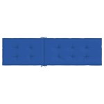 vidaXL Pernă de șezlong, albastru regal, (75+105) x 50 x 4 cm vidaXL Pernă de șezlong, albastru regal, (75+105) x 50 x 4 cm