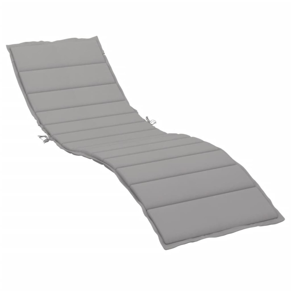 vidaXL Pernă de șezlong, gri, 200x50x3 cm, textil oxford