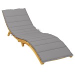 vidaXL Pernă de șezlong, gri, 200x50x3 cm, textil oxford vidaXL Pernă de șezlong, gri, 200x50x3 cm, textil oxford