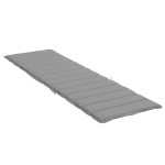 vidaXL Pernă de șezlong, gri, 200x50x3 cm, textil oxford vidaXL Pernă de șezlong, gri, 200x50x3 cm, textil oxford