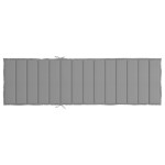 vidaXL Pernă de șezlong, gri, 200x50x3 cm, textil oxford vidaXL Pernă de șezlong, gri, 200x50x3 cm, textil oxford