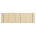 vidaXL Pernă de șezlong, bej, 200x50x3 cm, textil oxford vidaXL Pernă de șezlong, bej, 200x50x3 cm, textil oxford