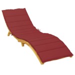 vidaXL Pernă de șezlong, roșu vin, 200x50x3 cm, textil oxford vidaXL Pernă de șezlong, roșu vin, 200x50x3 cm, textil oxford
