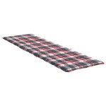 vidaXL Pernă de șezlong, roșu carouri, 200x50x3 cm, textil oxford vidaXL Pernă de șezlong, roșu carouri, 200x50x3 cm, textil oxford