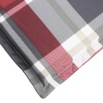 vidaXL Pernă de șezlong, roșu carouri, 200x50x3 cm, textil oxford vidaXL Pernă de șezlong, roșu carouri, 200x50x3 cm, textil oxford