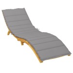 vidaXL Pernă de șezlong, gri, 200x60x3 cm, textil oxford vidaXL Pernă de șezlong, gri, 200x60x3 cm, textil oxford