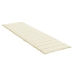 vidaXL Pernă de șezlong, crem, 200x60x3 cm, textil oxford vidaXL Pernă de șezlong, crem, 200x60x3 cm, textil oxford