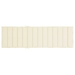 vidaXL Pernă de șezlong, crem, 200x60x3 cm, textil oxford vidaXL Pernă de șezlong, crem, 200x60x3 cm, textil oxford