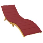 vidaXL Pernă de șezlong, roșu vin, 200x60x3 cm, textil oxford vidaXL Pernă de șezlong, roșu vin, 200x60x3 cm, textil oxford