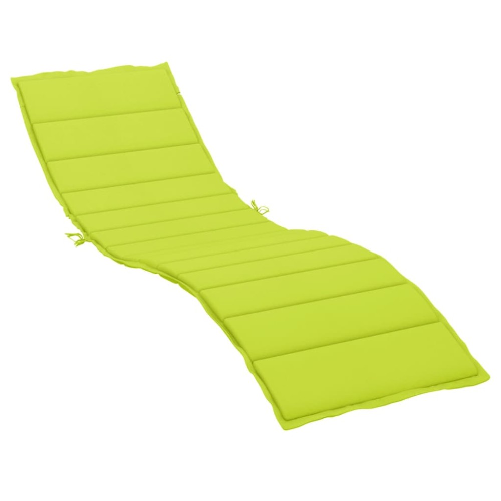 vidaXL Pernă de șezlong, verde aprins, 200x60x3 cm, textil oxford