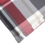 vidaXL Pernă de șezlong, roșu carouri, 200x60x3 cm, textil oxford vidaXL Pernă de șezlong, roșu carouri, 200x60x3 cm, textil oxford
