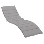 vidaXL Pernă de șezlong, gri, 200x70x3 cm, textil oxford vidaXL Pernă de șezlong, gri, 200x70x3 cm, textil oxford