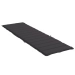 vidaXL Pernă de șezlong, negru, 200x70x3 cm, textil oxford vidaXL Pernă de șezlong, negru, 200x70x3 cm, textil oxford