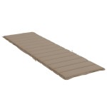 vidaXL Pernă de șezlong, gri taupe, 200x70x3 cm, textil oxford vidaXL Pernă de șezlong, gri taupe, 200x70x3 cm, textil oxford