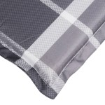 vidaXL Pernă de șezlong, gri carouri, 200x70x3 cm, textil Oxford vidaXL Pernă de șezlong, gri carouri, 200x70x3 cm, textil Oxford
