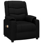 vidaXL Fotoliu de masaj electric, negru, piele ecologică vidaXL Fotoliu de masaj electric, negru, piele ecologică