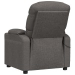 vidaXL Fotoliu de masaj electric rabatabil, gri închis, textil vidaXL Fotoliu de masaj electric rabatabil, gri închis, textil