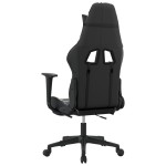vidaXL Scaun de gaming cu suport picioare, negru/camuflaj, piele eco vidaXL Scaun de gaming cu suport picioare, negru/camuflaj, piele eco
