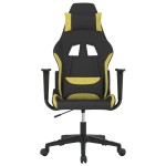 vidaXL Scaun de jocuri, negru și verde deschis, textil vidaXL Scaun de jocuri, negru și verde deschis, textil