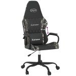 vidaXL Scaun de jocuri, negru și camuflaj, piele ecologică vidaXL Scaun de jocuri, negru și camuflaj, piele ecologică