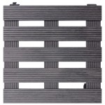 vidaXL Cărucioare pentru plante, 4 buc., gri, 30x30x7,5 cm, WPC vidaXL Cărucioare pentru plante, 4 buc., gri, 30x30x7,5 cm, WPC