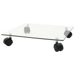 vidaXL Suport cu role de plante 4 buc 35x35cm sticlă securizată pătrat vidaXL Suport cu role de plante 4 buc 35x35cm sticlă securizată pătrat