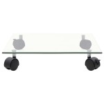 vidaXL Suport cu role de plante 4 buc 35x35cm sticlă securizată pătrat vidaXL Suport cu role de plante 4 buc 35x35cm sticlă securizată pătrat