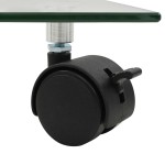 vidaXL Suport cu role de plante 4 buc 35x35cm sticlă securizată pătrat vidaXL Suport cu role de plante 4 buc 35x35cm sticlă securizată pătrat