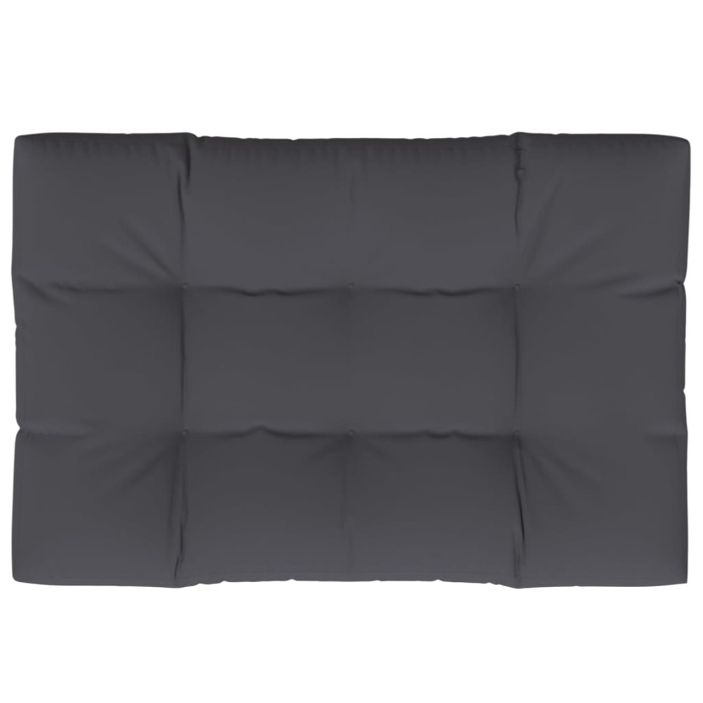 vidaXL Pernă pentru paleți, antracit, 120x80x12 cm, textil