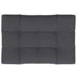 vidaXL Pernă pentru paleți, antracit, 120x80x12 cm, textil