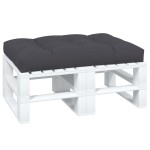 vidaXL Pernă pentru paleți, antracit, 120x80x12 cm, textil