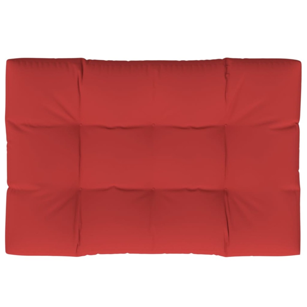 vidaXL Pernă pentru paleți, roșu, 120x80x12 cm, material textil