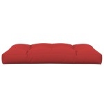 vidaXL Pernă pentru paleți, roșu, 120x80x12 cm, material textil