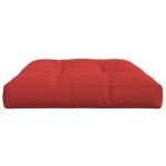 vidaXL Pernă pentru paleți, roșu, 120x80x12 cm, material textil