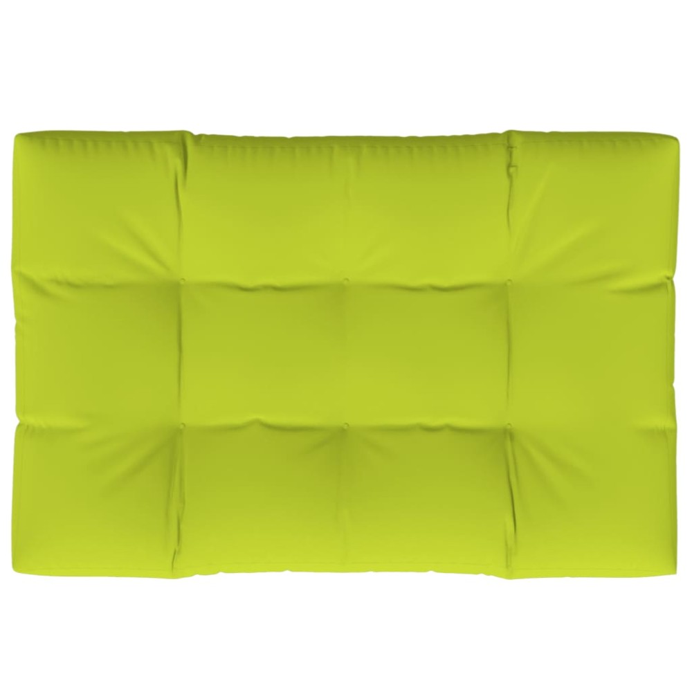 vidaXL Pernă de paleți, verde aprins, 120x80x12 cm, material textil