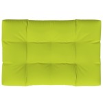 vidaXL Pernă de paleți, verde aprins, 120x80x12 cm, material textil