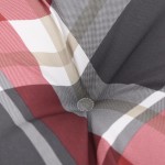 vidaXL Pernă de paleți, roșu carouri, 120x80x12 cm, material textil