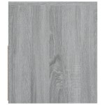 vidaXL Noptiere cu lumini LED, 2 buc., gri sonoma, 60x35x40 cm