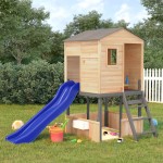 vidaXL Set de joacă pentru exterior, lemn masiv de brad vidaXL Set de joacă pentru exterior, lemn masiv de brad